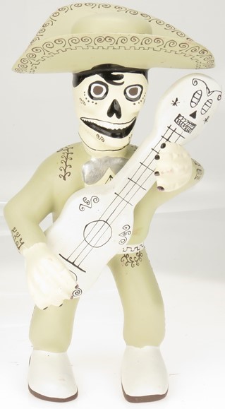 Skeleton Mariachi with guitar EV-IV482