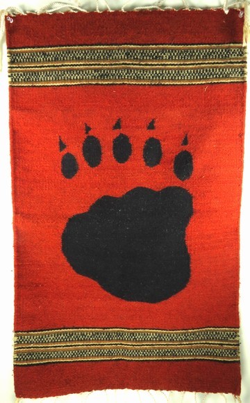 Zapotec Bear Paw Rug EV-7211