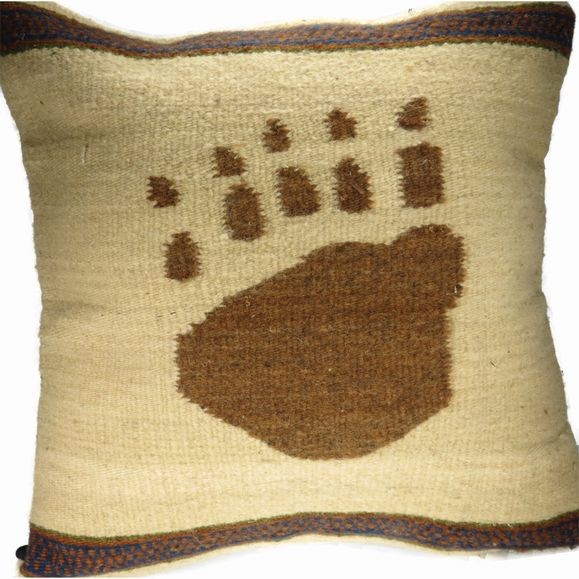 Zapotec Bear Paw Pillow EV-7312