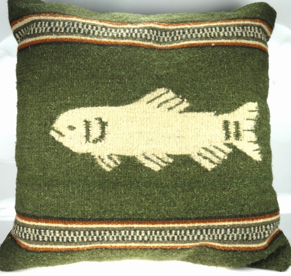 Zapotec Trout Pillow EV-7352