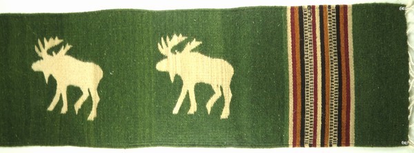 Zapotec Moose Table Runner EV-7482