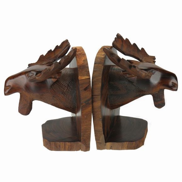 Moose Head Bookends EV-4421