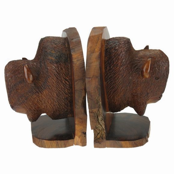 Buffalo Head Bookends EV-4451