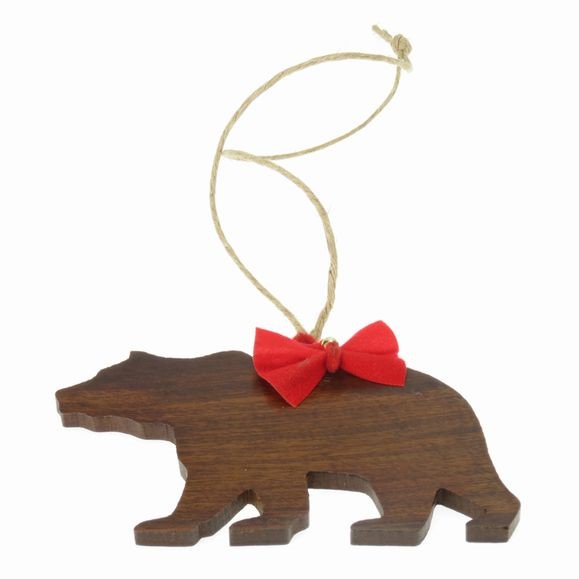 Bear Silhouette Ornament EV-9201