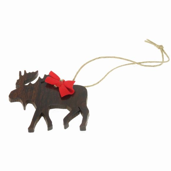 Moose Silhouette Ornament EV-9212