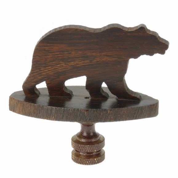 Bear Silhouette Finial EV-5540