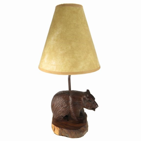 Bear with Fish Lamp EV-5151