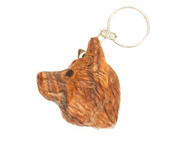 Wolf Head Keychain EV-9055