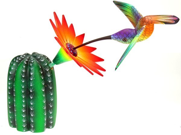 Cactus with hummingbird EV-BLAS221