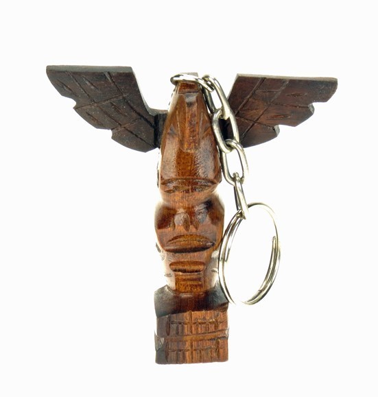 Totem Pole 3-D Keychain EV-9063