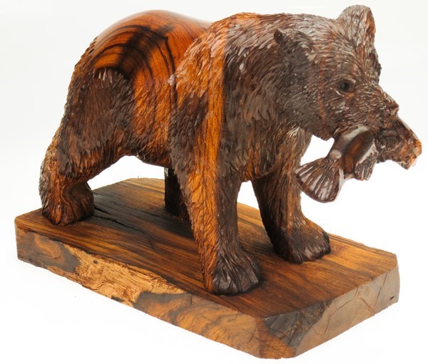 Grizzly Bear with fish, detailed EV-1278