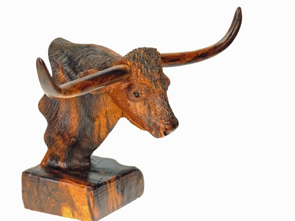 Texas Longhorn Bust EV-1767