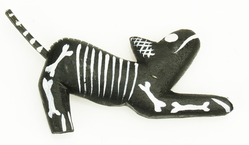 Skeleton Cat Magnet EV-FRM899