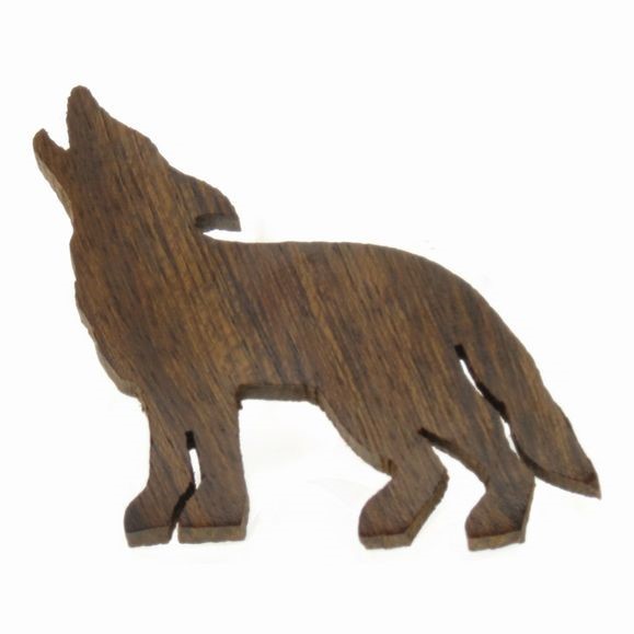 Wolf Silhouette Magnet