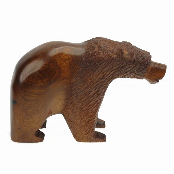 Polar Bear - Ironwood Carving | EarthView