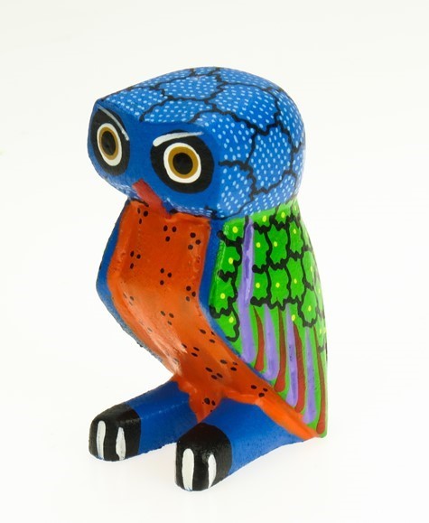 Owl - Oaxacan Wood Carving | EarthView